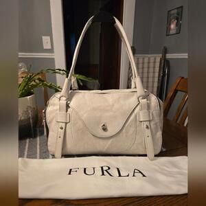 Furla White Vintage Handbag